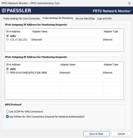 Use WSMan for WMI connections