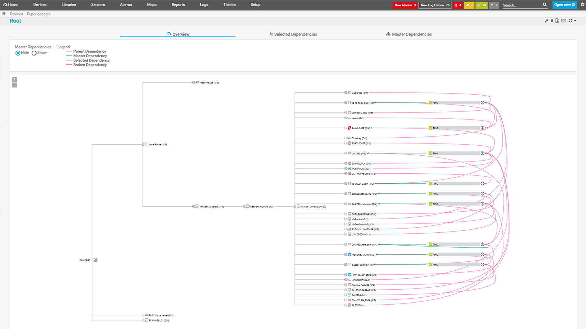Prtx Map Paessler PRTG UVexplorer: Skip the headaches of handmade network maps