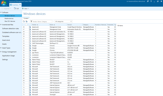 Microsoft Windows inventory