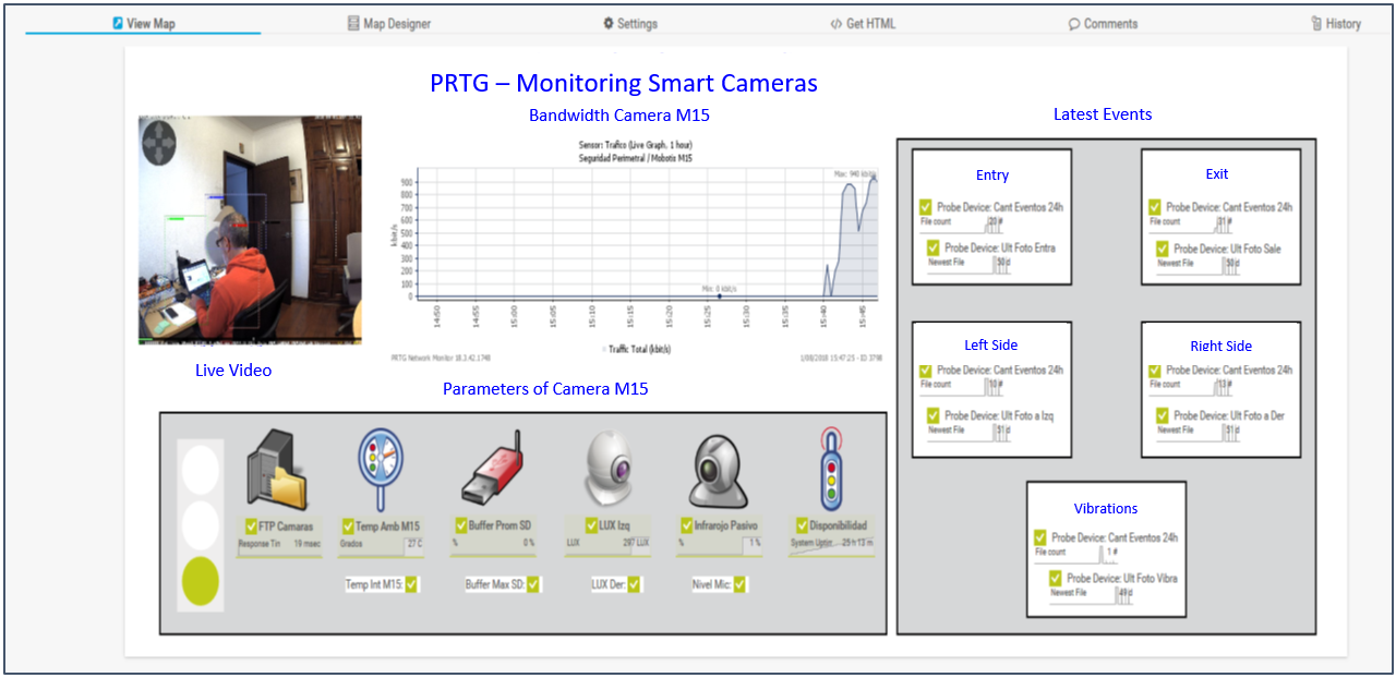 How to monitor CCTV equipment with PRTG