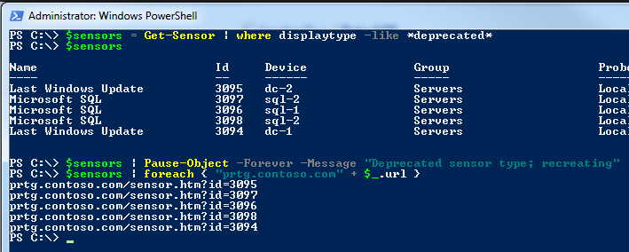 prtg powershell