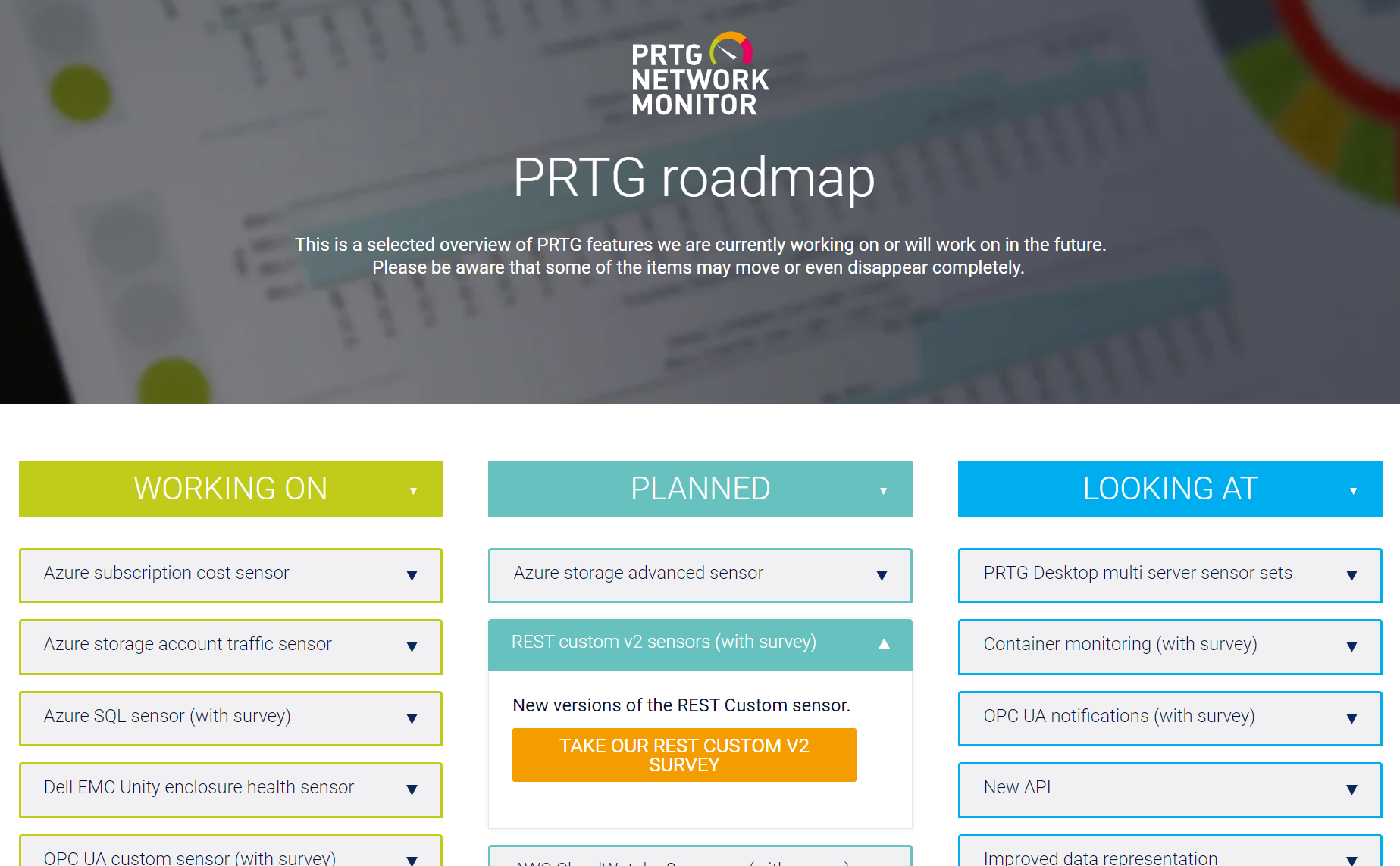 prtg-public-roadmap-survey