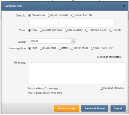 Sending Out PRTG SMS Notifications