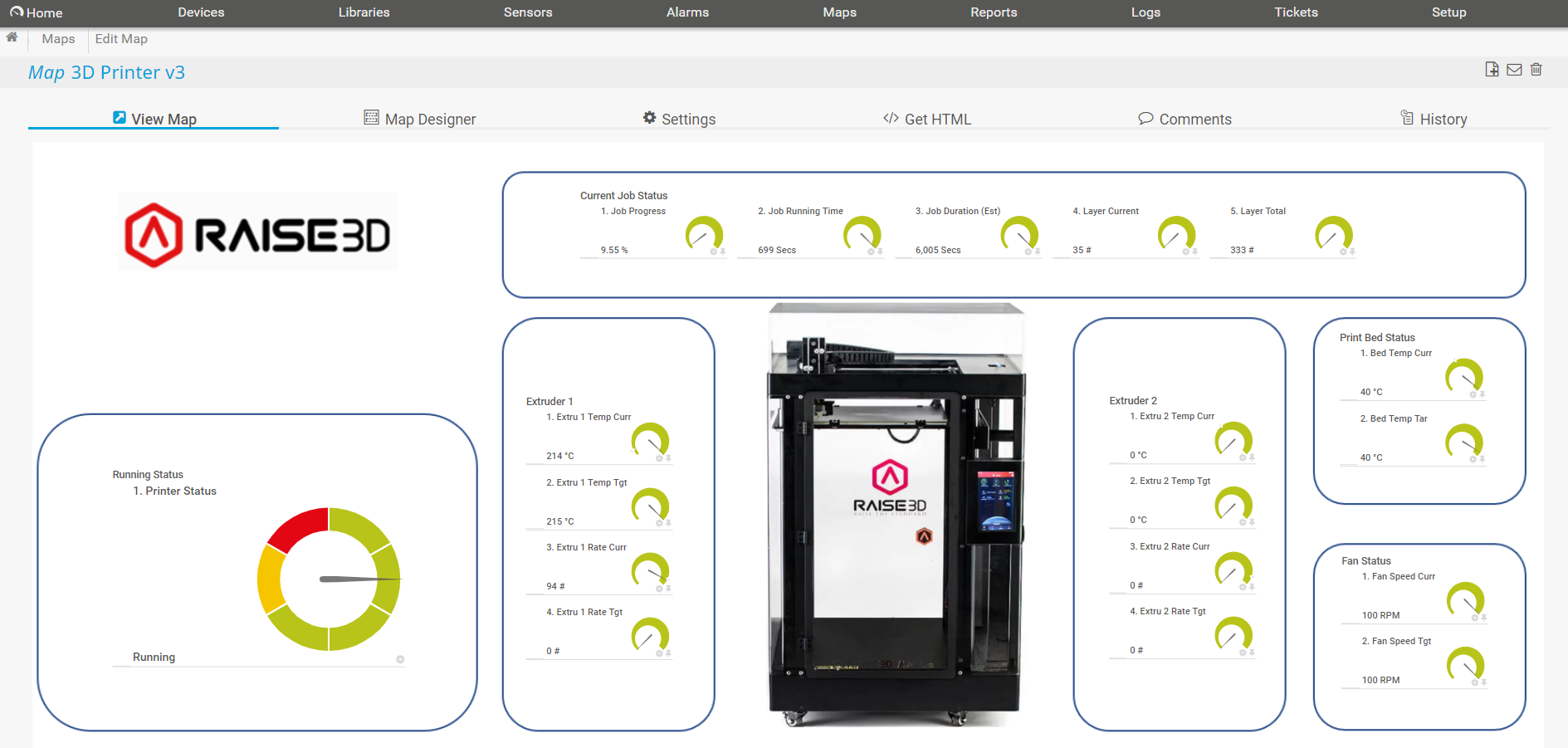 3D Printer Monitoring with PRTG6