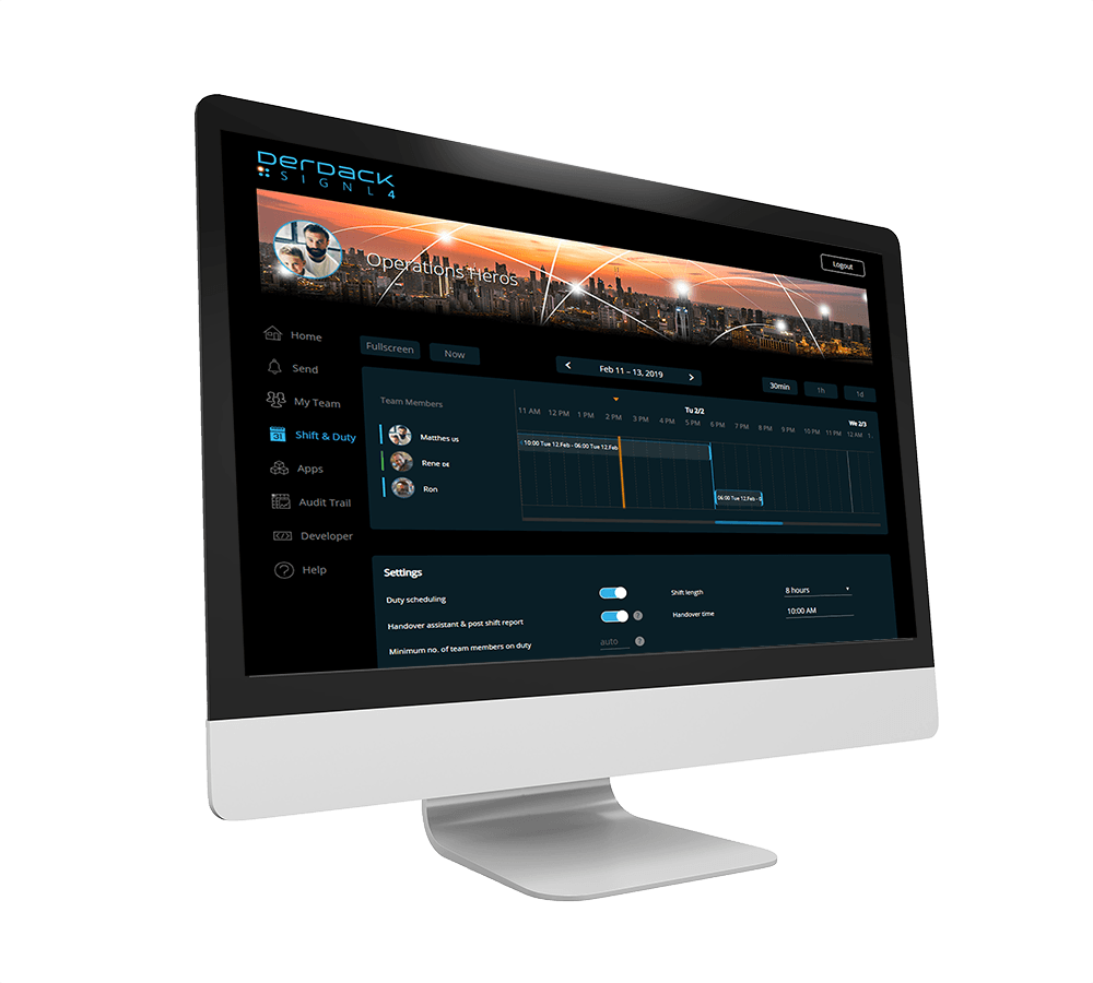 Integration of SIGNL4 in PRTG extends the alarm notification functionality