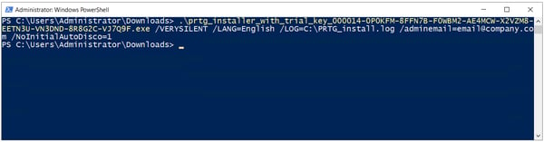 PowerShell_Very silent installation