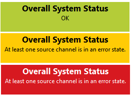 One Icon for Each System Status