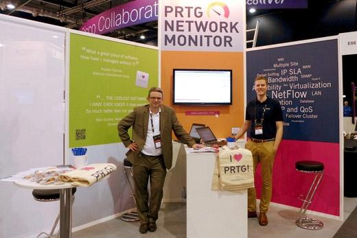 PRTG trade booth