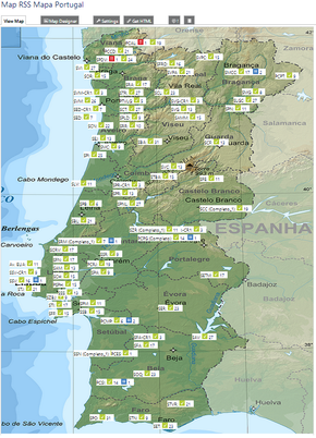 Overview of MLPS Network Across Portugal
