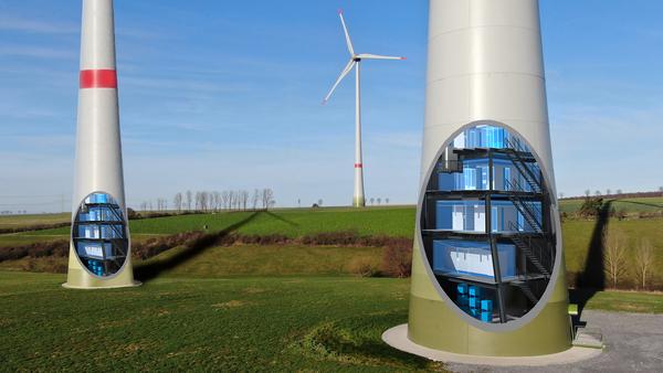 Monitoring windCORES (data centers) in wind turbines with PRTG