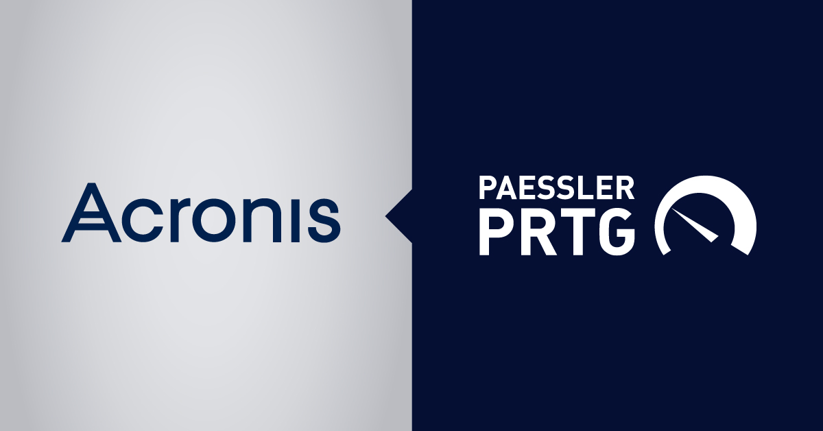 protect and monitor your entire it environment with acronis and prtg