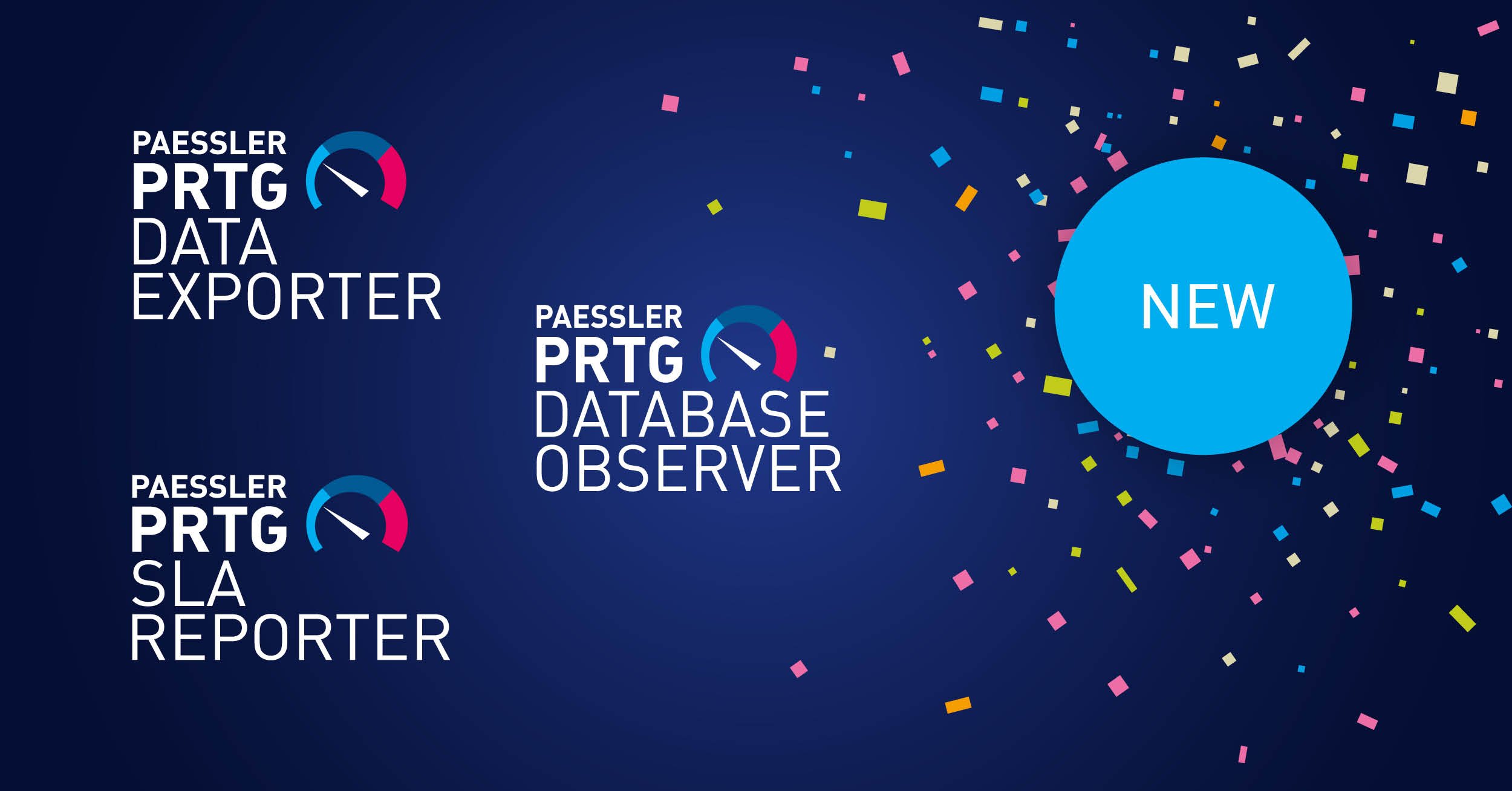 Discover our 3 latest Paessler PRTG product extensions