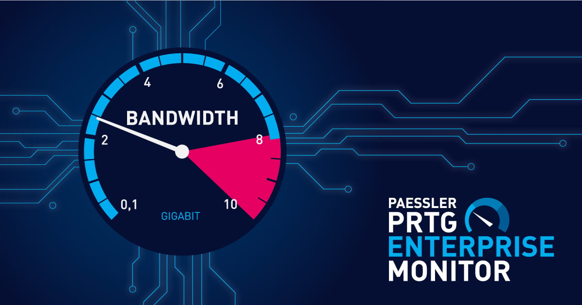 Monitor bandwidth consumption in a PRTG Enterprise Monitor environment