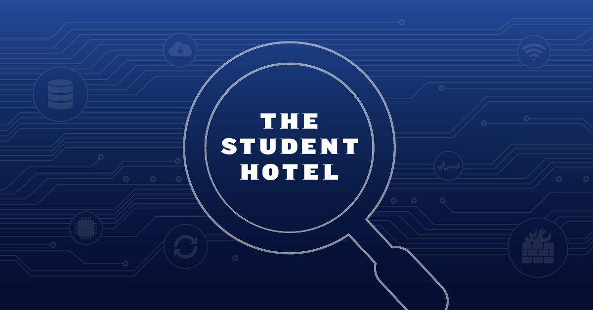 prtg monitors the complete it of the student hotel from its network to its check in kiosks