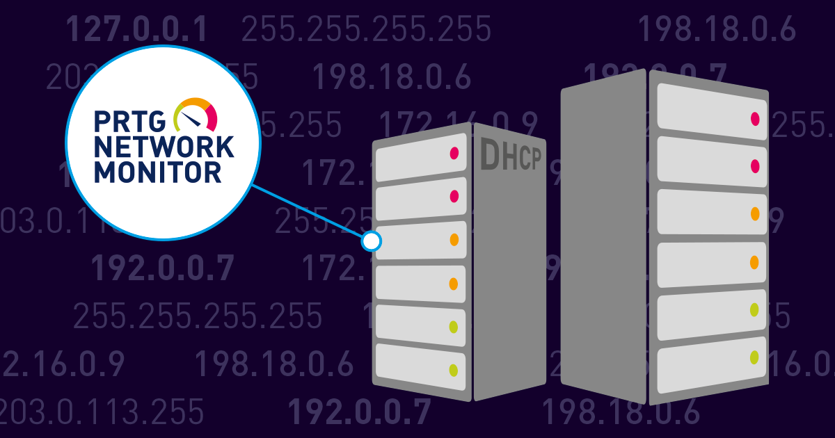 monitoring windows dhcp with prtg