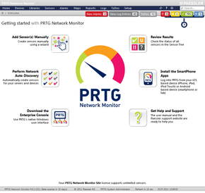 Neues Design im PRTG Web Interface in Version 9