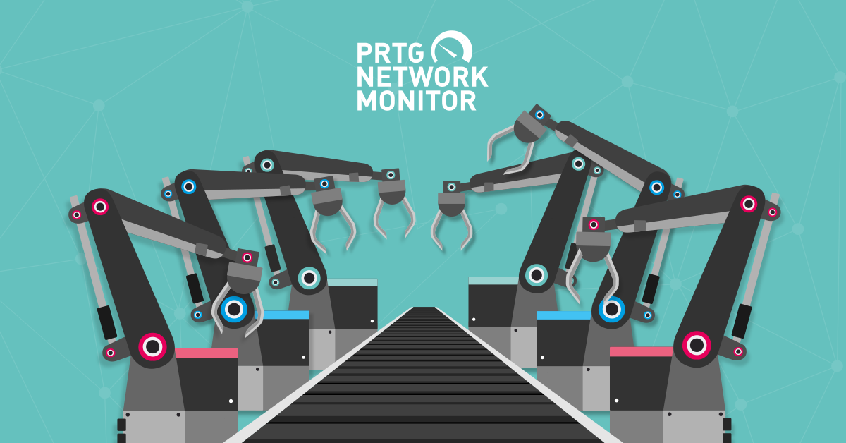 monitoring a production line with prtg