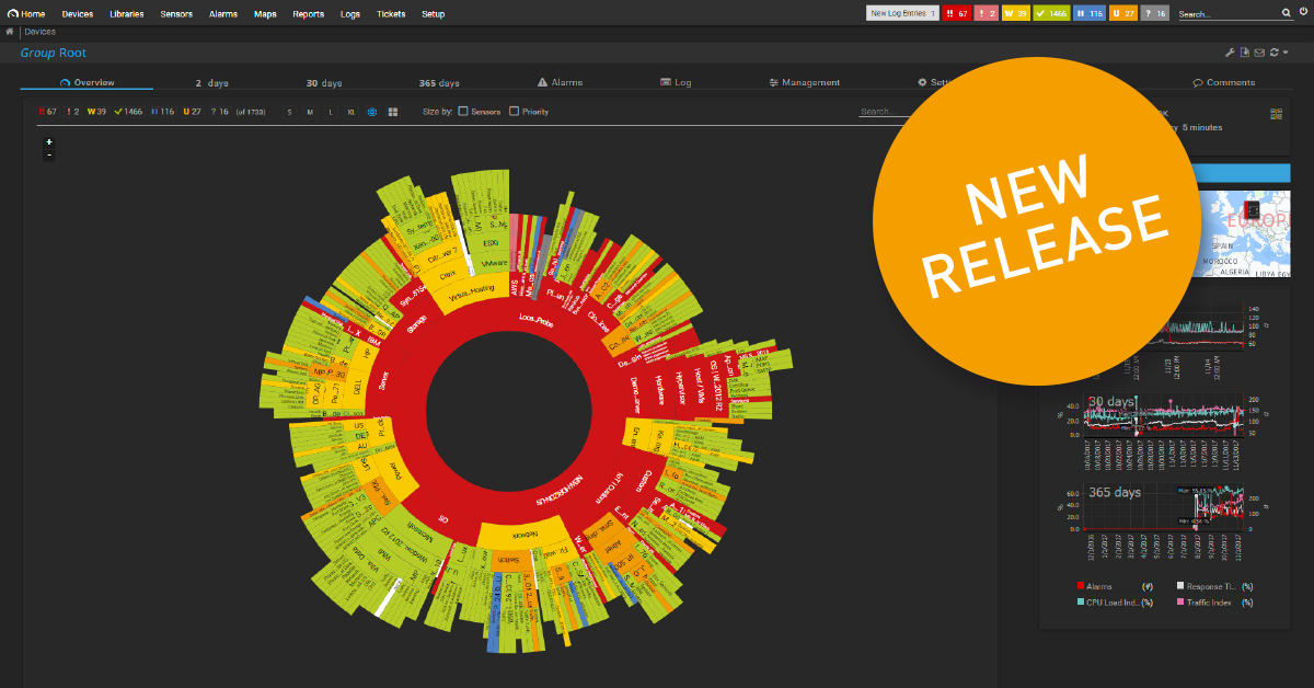 prtg release 18.2.40 comes with native fujitsu sensor and a lot more