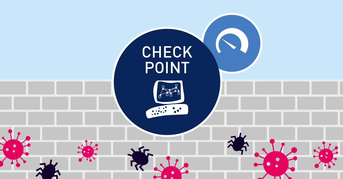how to secure your check point security with prtg